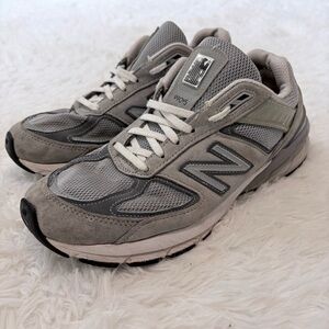 New Balance Womens 990v5 Size 9 Made in USA Low Castlerock Gray